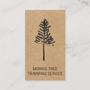 Trees Landscaping Gardener Business Card