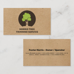Trees   Landscaping Logo Business Card