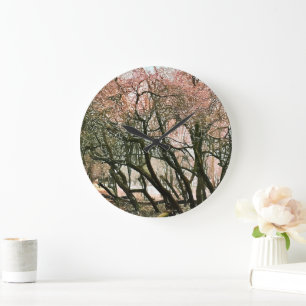 TREES LARGE CLOCK