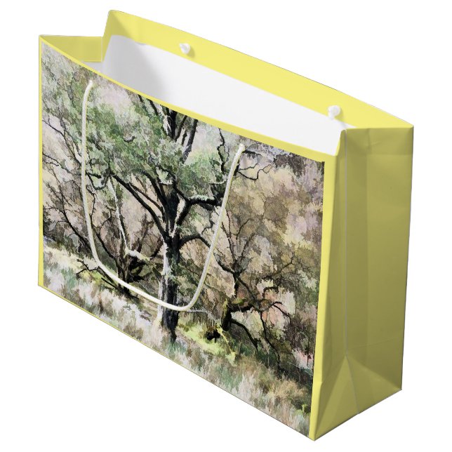 TREES LARGE GIFT BAG (Front Angled)