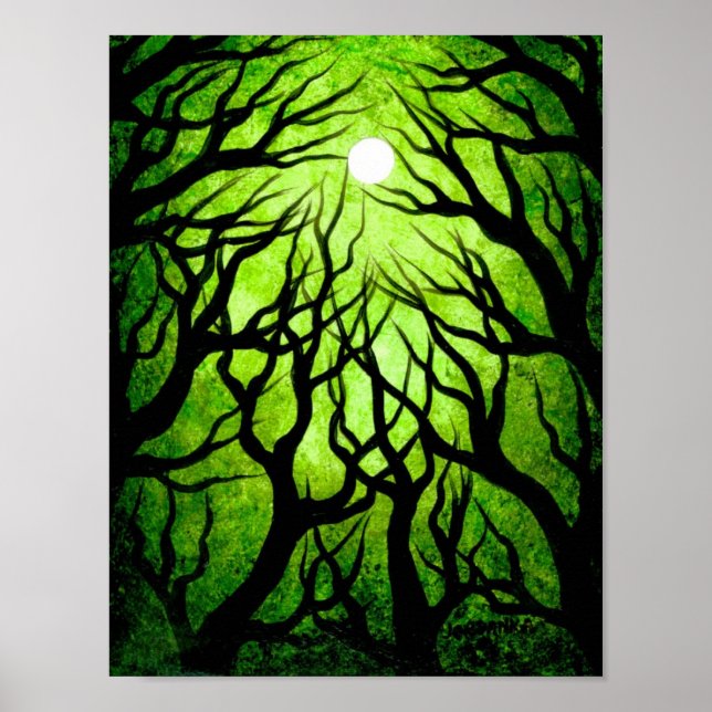 Trees looking up poster (Front)