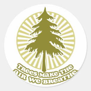 Trees Make Air Sticker