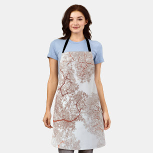 Trees Map 2 Apron