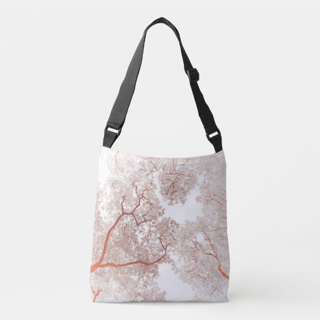 Trees Map 2 Crossbody Bag (Front)