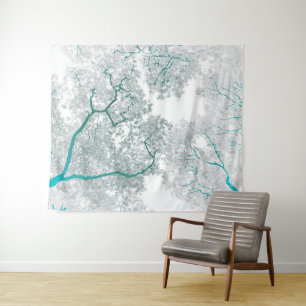 Trees Map 3 Tapestry