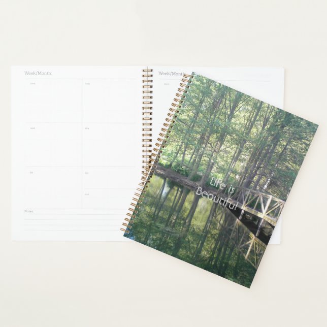 Trees Meadow Nature Reflection Planner (Display)
