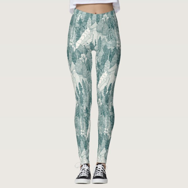 trees NC jade leggings (Front)
