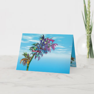 Trees of Paradise #2 Holiday Card