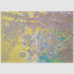 Trees on Yellow Background, Redon Tissue Paper