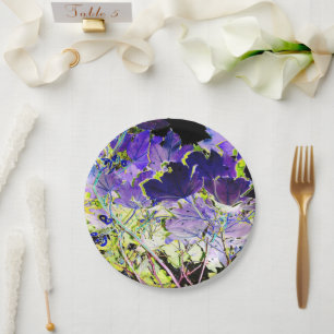 TREES PAPER PLATE