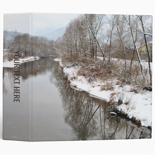 Trees Reflecting in River Binder (Front/Spine)