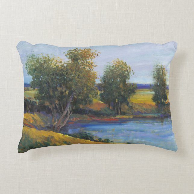 Tree's Reflection II Decorative Pillow (Front)