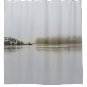 TREES SURROUNDED BY BODY OF WATER AND FOGS DURING 