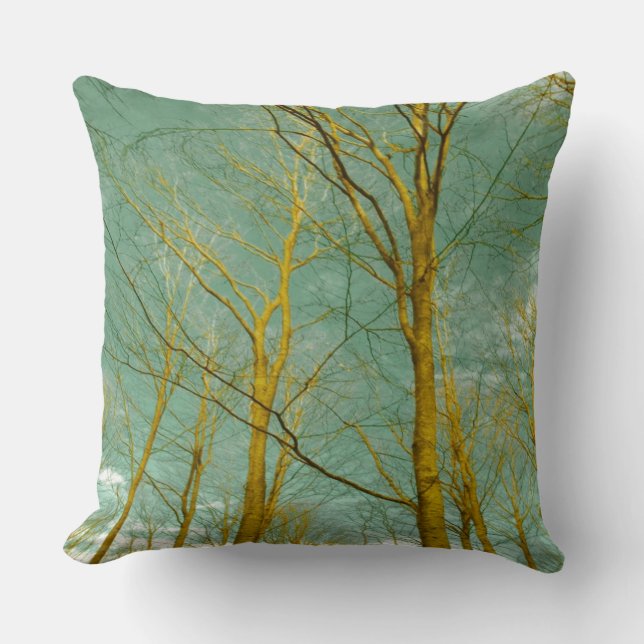 trees throw pillow (Front)