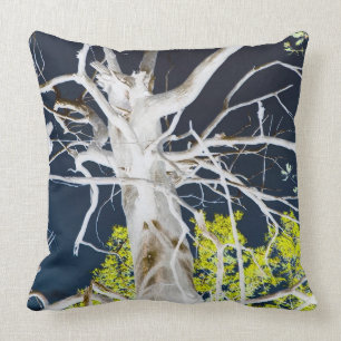 trees throw pillow