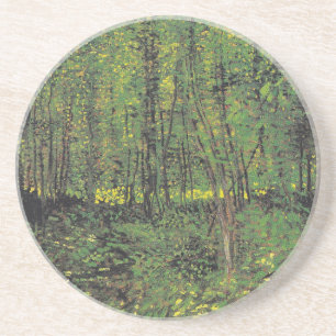 Trees & Undergrowth by Van Gogh Coaster