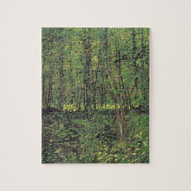 Trees & Undergrowth by Van Gogh Jigsaw Puzzle (Vertical)