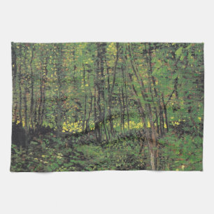 Trees & Undergrowth by Van Gogh Kitchen Towel