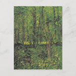 Trees & Undergrowth by Van Gogh Postcard<br><div class="desc">Vincent Van Gogh Landscape Painting Series - Trees and Undergrowth</div>