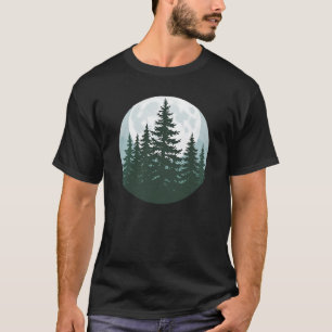 Trees Wildlife Nature Forest Silhouette T-Shirt
