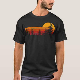 Trees Wildlife Nature Vintage Forest Woods T-Shirt