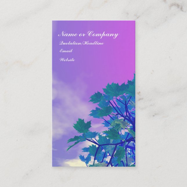 Treetop Business Card (Front)