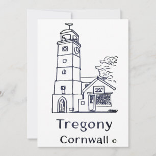 Tregony clocktower card
