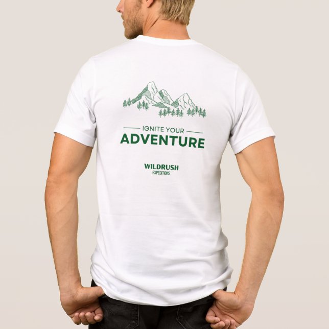 Trekking Tri-Blend Shirt (Back)