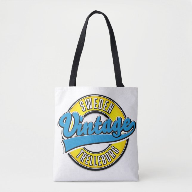 Trelleborg Sweden vintage logo Tote Bag (Front)