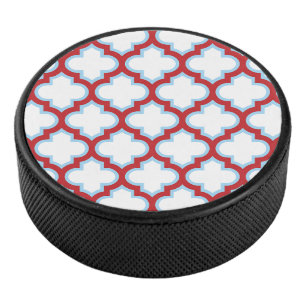 Trellis blanc et rouge, treillis, Quatrefoil
