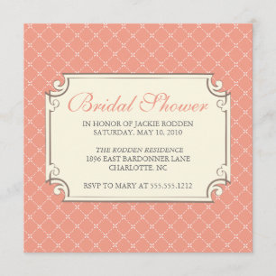 {trellis} bridal shower invitation