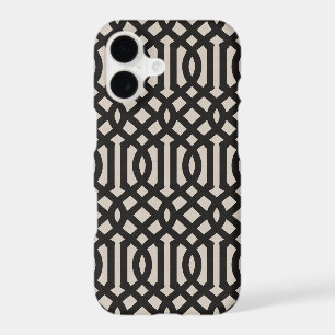 Trellis noir rustique