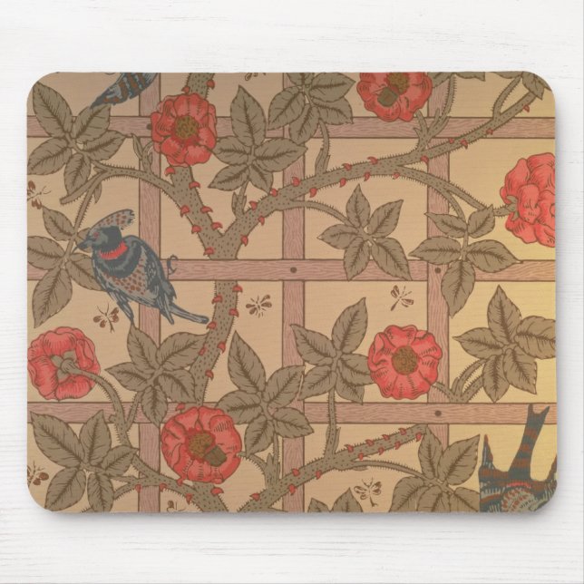 'Trellis' wallpaper design, 1864 Mouse Pad (Front)