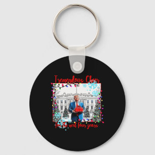 Tremendous Cheer For The Next Four Year Funny Xmas Keychain