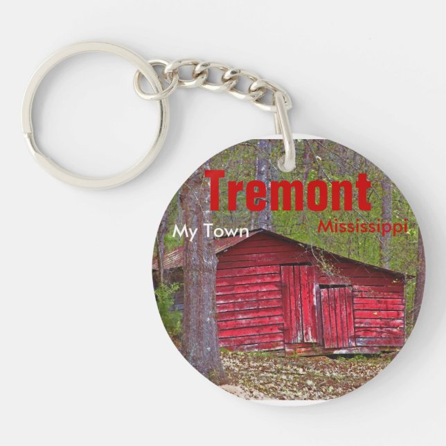 Tremont Mississippi My Town Keychain (Front)