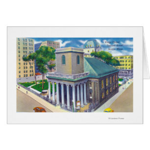 Tremont Street View of Kings Chapel