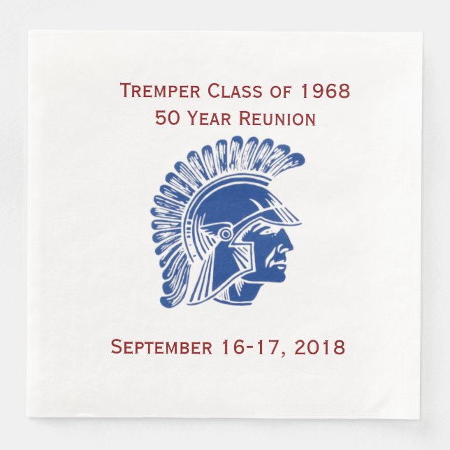Tremper Graduation and/or Reunion Celebration Napkin (Front)