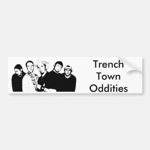 Trench Town Oddities 4 bumper sticker