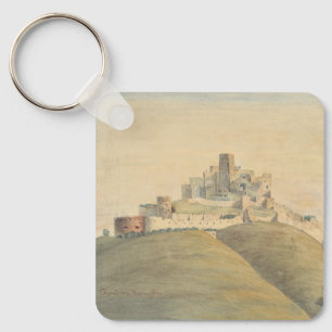 Trencin Castle in western Slovakia Keychain