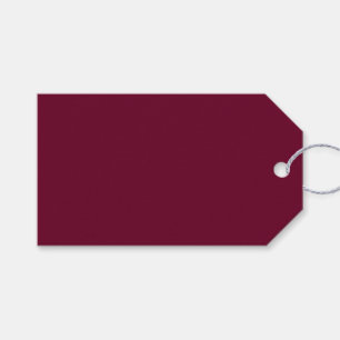 Trend Color Dark Burgundy Gift Tags