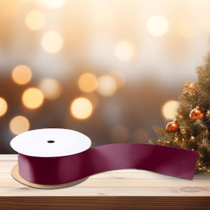Trend Color Dark Burgundy Satin Ribbon