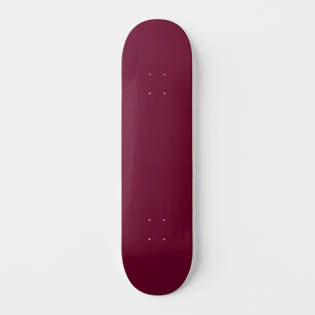 Trend Color Dark Burgundy Skateboard (Recto)