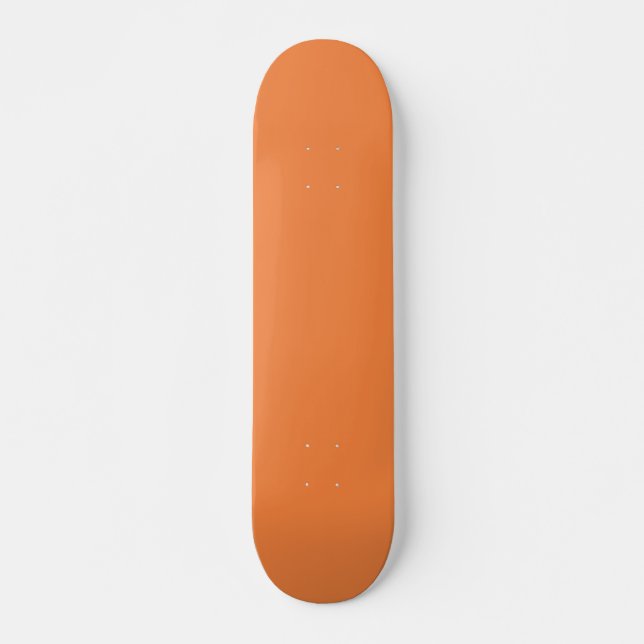 Trend Color Fresh Tangerine Skateboard Deck (Devant)