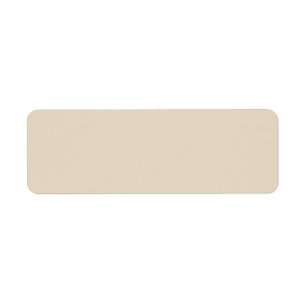 Trend Color - Natural Beige Return Address Labels
