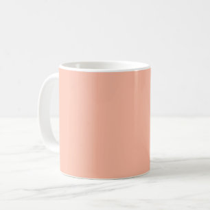 Trend Color - Soft Peach Minimalist Mug