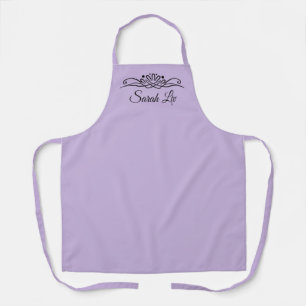 Trend Color Soft Violet Customizable Apron
