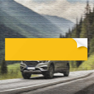 Trend Color - Sunburn Yellow Bumper Sticker