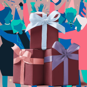 Trend Colors - Crimson Red Color - Solid Wrapping Paper Sheet