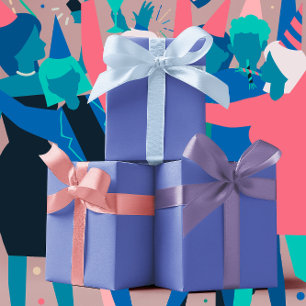 Trend Colors - Jewel Blue Color - Solid Wrapping Paper Sheet