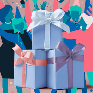 Trend Colors - Powder Blue Color - Solid Wrapping Paper Sheet